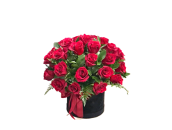 French Kiss Red roses in a box - 24 Red roses in a box